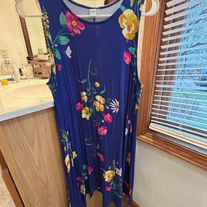 Old Navy Floral Sleeveless Dress